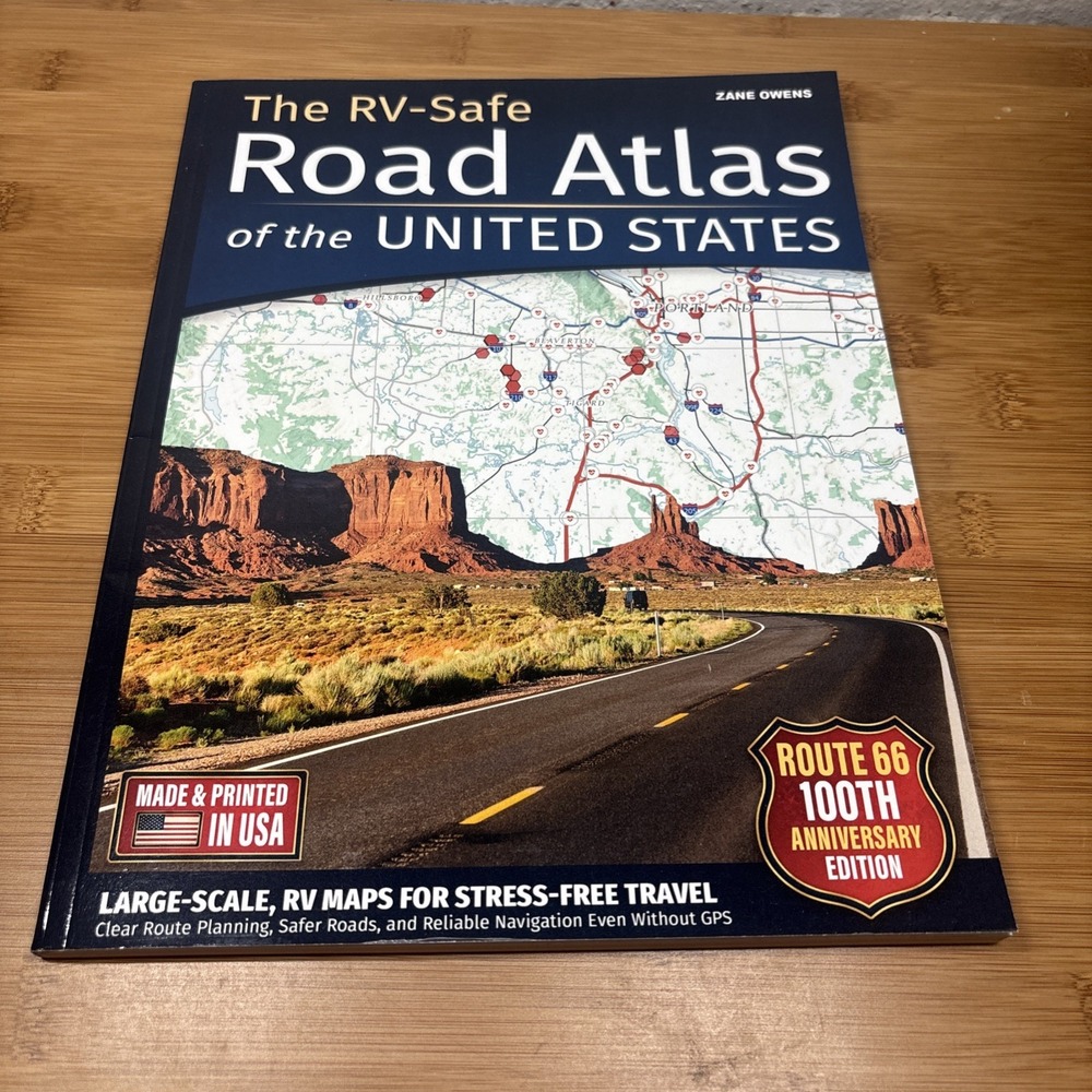 The Rv-Safe Road Atlas of the United States: Large-Scale, RV Maps